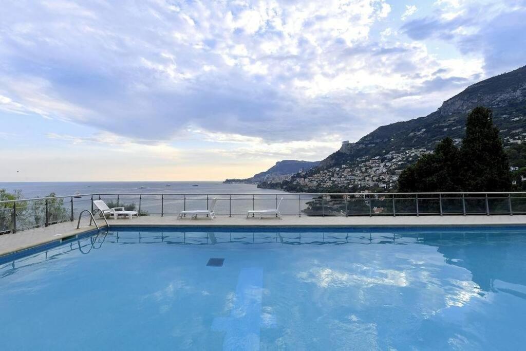 Grand Bleu, Appartamento Vista Mare E Monaco Roquebrune-Cap-Martin Luaran gambar