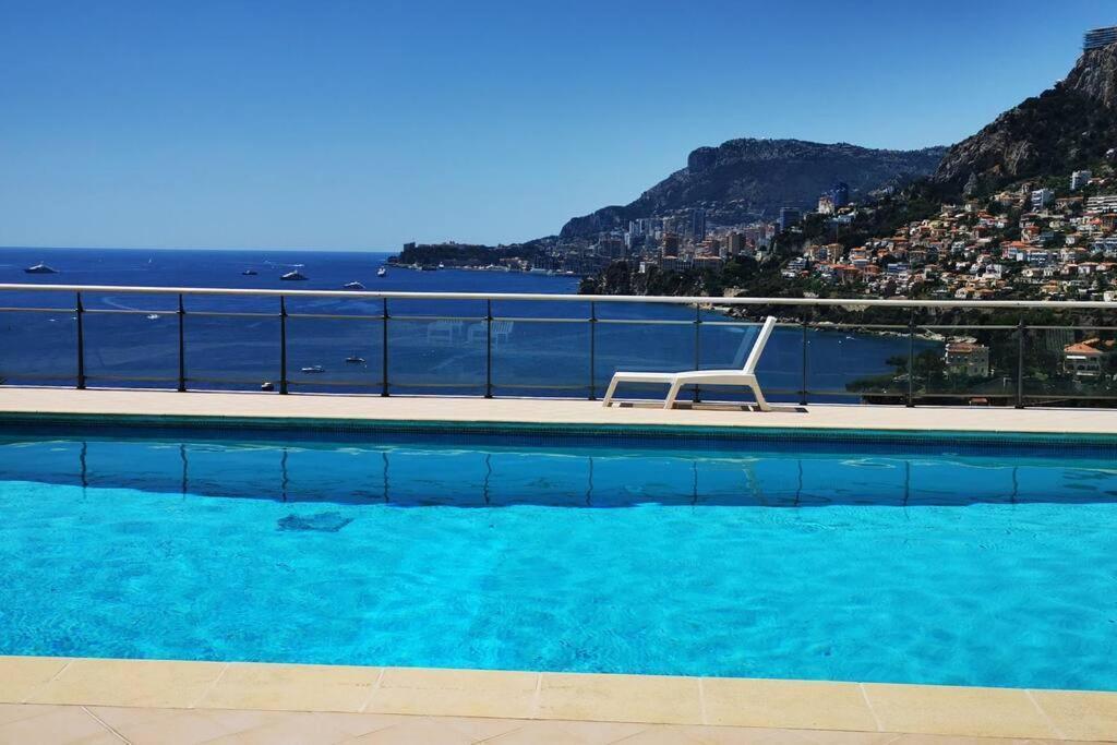 Grand Bleu, Appartamento Vista Mare E Monaco Roquebrune-Cap-Martin Luaran gambar